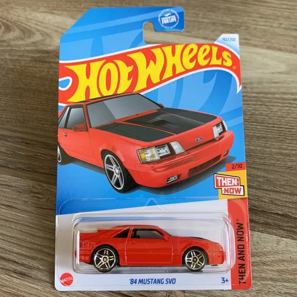 Hot Wheels 1984 Ford Mustang SVO Red Then Now 80s Pony Car Hotwheels 2024 🆕